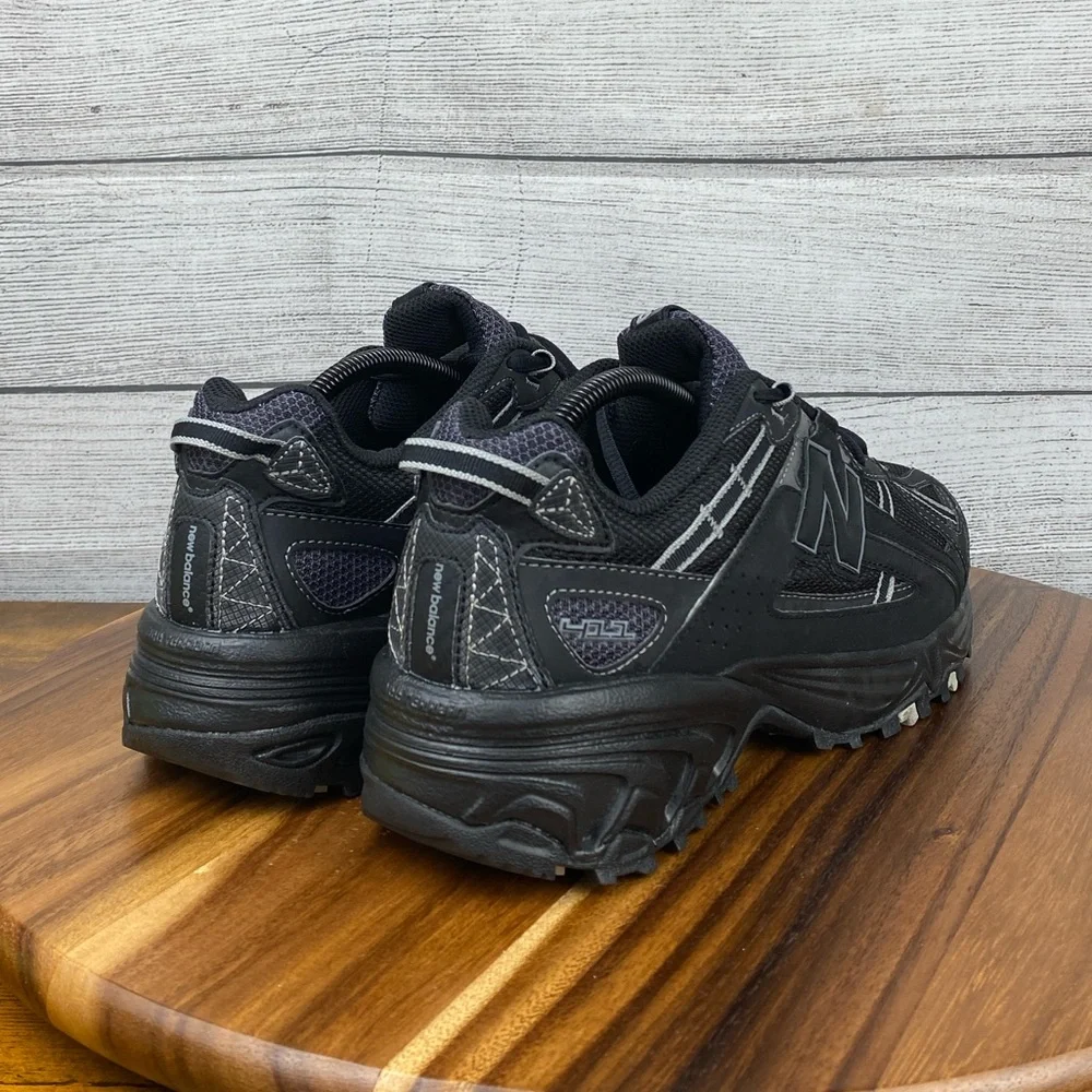 New Balance 411 All Terrain Black Gray Men’s Shoes MT411BG Sneaker Size 9.5 Wide